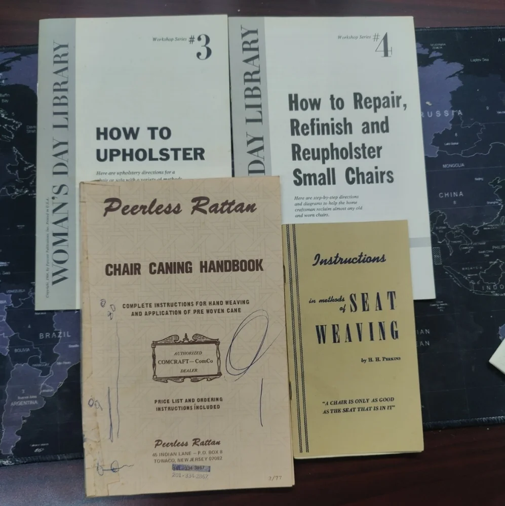 Woman's Day Library #3 #4 Upholster Reupholster, Chair Caning, Seat Weaving